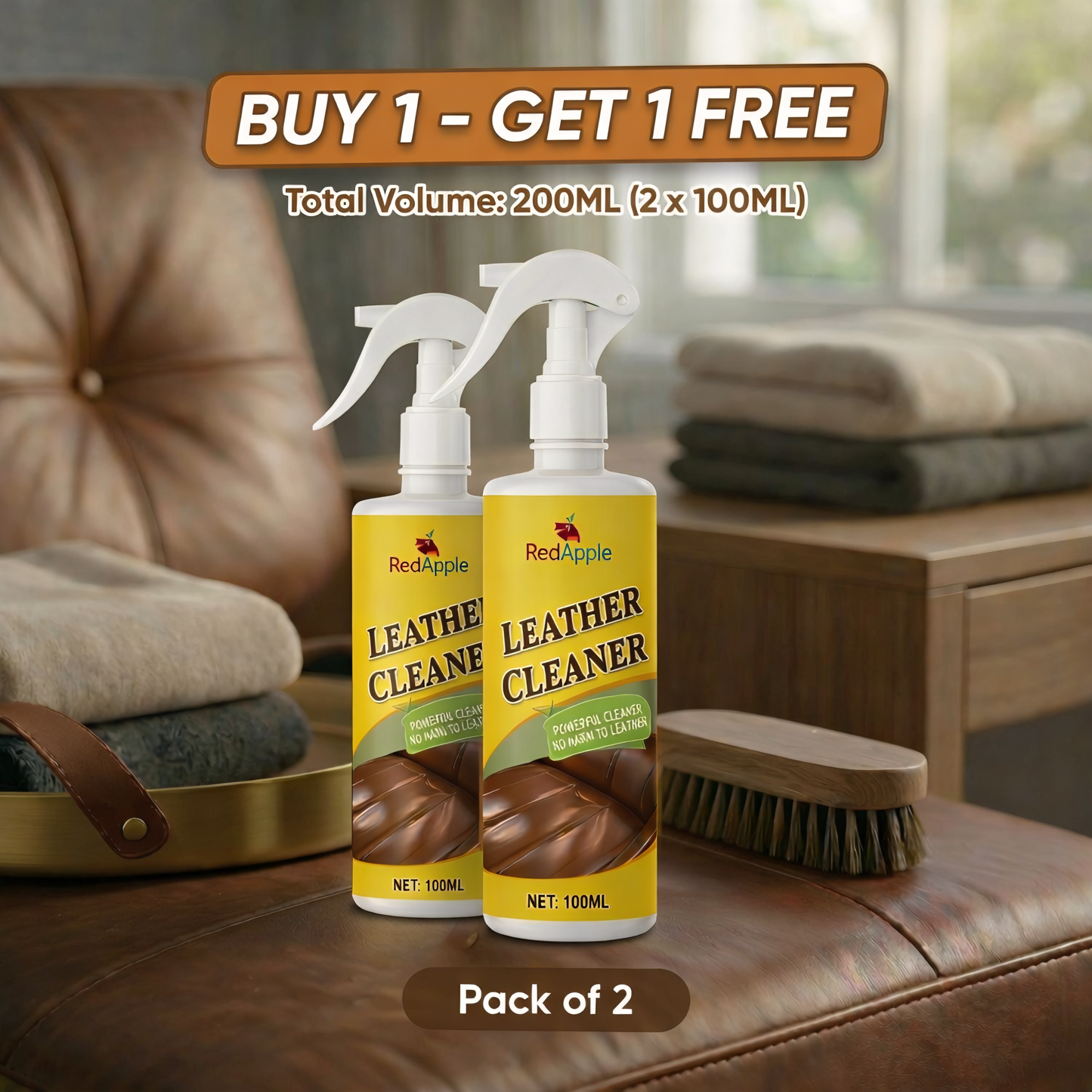 Leather Cleaning Spray - Buy 1 - Get 2