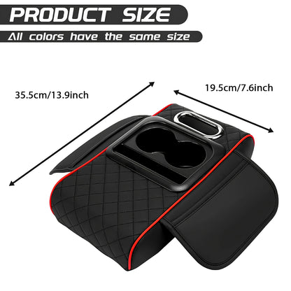 5 in 1 Multifunctional Leather Center Console Cover
